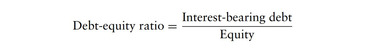 Debt-Equity Ratio Formula
